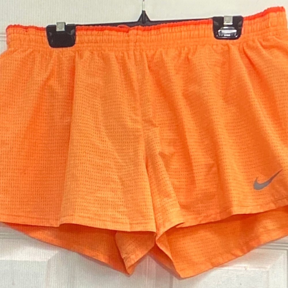 Nike Women's Bright Orange Athletic Shorts
